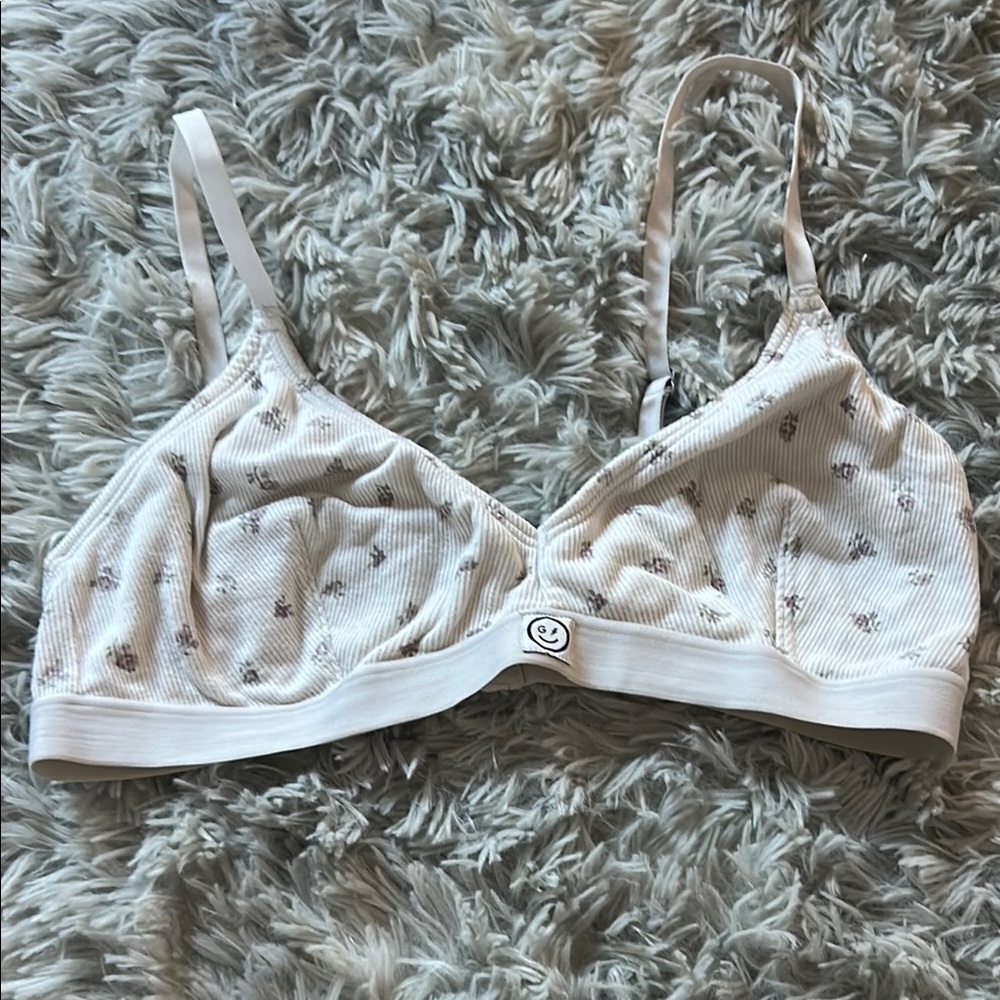 Gilly Hicks White Triangle Bralette Intimates